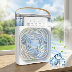 Portable Mini Air Cooler Fan – Beat the Heat Anywhere